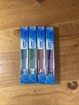 4 Vtg 2005 Oral Indicator Straight Angle Compact Soft Bristles Bgrp E1. Fixed Price $12.00.