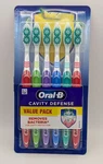 Oral-b Cavity Defense Toothbrush Soft Bristle 6 Pack Adult Value. Fixed Price $14.95.