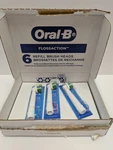 Oral-b Flossaction Electric Toothbrush Replacement Heads 6 Count Refills New. Fixed Price $20.99.