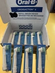 Oral-b Crossaction X Rotating Toothbrush Replacement Heads White 9 Pack. Fixed Price $25.00.