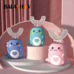 Children U-shaped Electric Toothbrush 360 Degrees Smart Cartoon Kids Silicone. Fixed Price $12.50.
