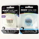Nos Reach Total Care Plus Whitening Mint Dental Floss Discontinued & One Regular. Fixed Price $16.99.