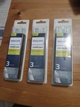 Lot Philips Sonicare W Diamondclean Replacement Heads, Pack, HX6063. Fixed Price $39.99.