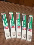 Vintage Lot 5 Gum Butler Adult Compact Head Soft Bristle Toothbrush 409P. Fixed Price $20.00.