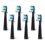 Fairywill Electric Toothbrush Replacement Heads, W-shaped Nylon Bristles, 6-PACK. Fixed Price $17.09.
