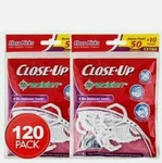 Lot Of 2X Close Up Floss Picks 120 Pieces. Fixed Price $12.99.
