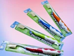 4 Pack Doctor Plotka's Mouthwatchers Floss Bristle Soft Toothbrush Adult. Fixed Price $23.98.