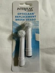 New 2 Pk Interplak By Conair Model RTGXRP01 Opticlean Replacement Brush Heads. Fixed Price $19.99.