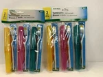 2 Pack Toothbrushes With Travel Cases Adult Soft Assured. Fixed Price $14.00.