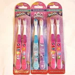 Shopkins & Hatchimals Kids Girls Soft 2-PK Set Toothbrushes Lot 3. Fixed Price $15.99.