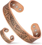 Women Bracelet Magnetic Therapy Arthritis Pain Relief Pure Solid Copper Bang. Fixed Price $16.49.