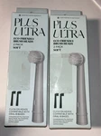 Lot Of 2 Plus Ultra Toothbrush Heads PACK=4 Total Compatible W/ Oral-b Bases. Fixed Price $9.99.