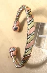 Pure Copper Bracelet Magnetic Therapy Arthritis Pain Women Energy Cuff Color. Fixed Price $18.99.