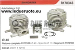 12110 Cylinder And Piston Shindaiwa B45 Brush Cutter 40 Pin. Fixed Price $254.59.