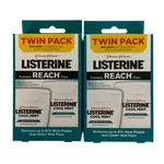 Listerine Cool Mint Dental Floss Lot Of Two Twin Packs With 110 Yards Each. Fixed Price $19.99.