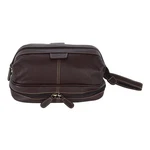 Buxton Men's Antiqued Leather Water Dopp Travel Kit With Bottles. Fixed Price $99.77.