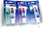 Toothpaste Crest & Toothbrush Set ( 3 Pack Travel Size ). Fixed Price $14.49.