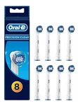 Oral Precision Clean Replacement Electric Toothbrush Heads Pack Of 8 New E11. Fixed Price $23.11.