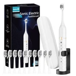 Electric Toothbrush Set, Equipped With 10 Heads And Travel Case, IPX8 W.... Fixed Price $11.88.
