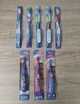 Oral Complete 5 Adult Sensitive Soft/ Extra & 3 Kids Disney Toothbrushes. Fixed Price $15.99.