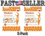 2-PACK Plackers Orthopick Braces, 36 Flossers Each (72 Total). Fixed Price $15.09.