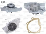 Water Pump Valeo Fits Citroen Bx Fiat Ulysse Peugeot 205 405 1.6-1.9L 1982-. Fixed Price $34.82.