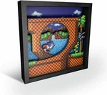 Pixel Frames Sonic The Hedgehog Loop Scene 9X9 Shadow Box Art. Fixed Price $30.97.