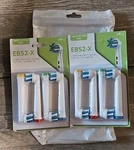Eb 52-X Toothbrush Heads Compatible With Oral-b Braun Electric, 8 Pcs. Fixed Price $14.00.