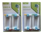 2X Eb 52-X Toothbrush Heads For Oral-b Braun Rotating Sensitive 4 Count. Fixed Price $14.79.