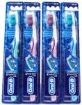 4 Oral-b 3D White Vivid Soft Head Toothbrushes With Polishing Cups Random Colors. Fixed Price $20.99.