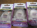 3X Johnson's Reach Listerine Total Care Whitening Easy Sliding Mint Floss 30YD. Fixed Price $39.99.