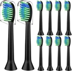 Toothbrush Heads Replacment Compatible With 7AM2M 10 Count (pack Of 1) Black. Fixed Price $16.91.