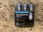 New Aquasonic Proflex Replacement Brush Heads 3-PACK Ada Accepted Whitening. Fixed Price $8.00.