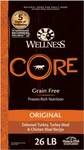 Wellness Core Grain-free Original Turkey Meal & Chicken Dry Dog Food, 26 Lb. Fixed Price $59.98.