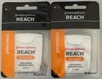 2 Reach Dental Floss Unflavored Unwaxed Johnson & New Sealed 55 Yards. Fixed Price $49.57.
