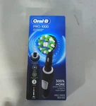 Oral-b Pro 1000 Crossaction Electric Toothbrush Braun, Black New 4A. Fixed Price $39.99.