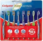 Colgate Total Whole Mouth Health Advanced Whitening 8 Pack Medium Floss Tip. Fixed Price $13.95.