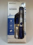 Vivitar Ultra Sonic Toothbrush W/2 Heads/pulsating Head-waterproof (blue). Fixed Price $14.24.