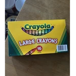 Crayola Large Crayons 16 Pack Multicolor Non-toxic Art Supplies. Fixed Price $7.60.