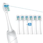 Fitmount Toothbrush Replacement Heads 1 Count (pack Of 6), White&green. Fixed Price $27.56.