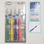 Korean Nano Silver Coated Toothbrush Antibacterial Brushes 4 Piece Pack Imported. Fixed Price $11.95.