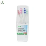 Toothbrushes With Cup & Holder 6 Multi Colors Seal Soft Family Pack. Fixed Price $11.99.