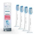 4 Pack Of White Sensitive Replacement Toothbrush Heads For Philips Sonicare. Fixed Price $18.89.