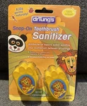 Snap-on Toothbrush Sanitizer For Kids Dr Tungs Biodegradable 2 Count. Fixed Price $10.99.