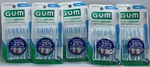 5PK Sunstar Gum Proxabrush Go-betweens 10 Cleaners Each Wide Fast Ship. Fixed Price $29.95.