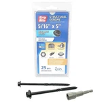 Grip-rite 5/16 In. Dual Drive Washer Head Structural Screws 25 Per Box. Fixed Price $13.99.