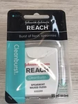 Sealed Reach Dental Floss Waxed Cleanburst Spearmint 55YDS Johnson & Nos. Fixed Price $13.99.