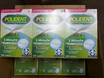 Polident Minute Denture Cleanser Tablets - 120 Count/each Exp 3/2027. Fixed Price $32.99.
