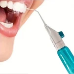 Portable Manual Oral Irrigator High Pressure Water Flosser Teeth Cleaner. Fixed Price $12.99.