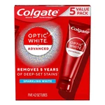 Colgate Optic Advanced Whitening Toothpaste Mint 5 Pack 4.2 Oz EXP-2028. Fixed Price $27.99.